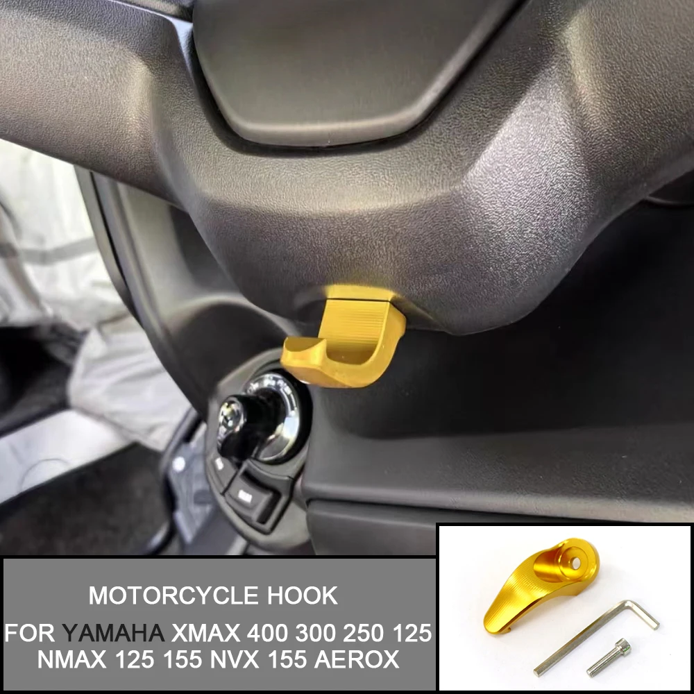 For YAMAHA XMAX 400 xmax 300 xmax250 xmax125 NMAX 125 NMAX155 Motorcycle Luggage Helmet Hook Carrier Hanging Bag Cargo Holder
For YAMAHA XMAX 400 xmax 300 xmax250 xmax125 NMAX 125 NMAX155 Motorcycle Luggage Helmet Hook Carrier Hanging Bag Cargo Holder