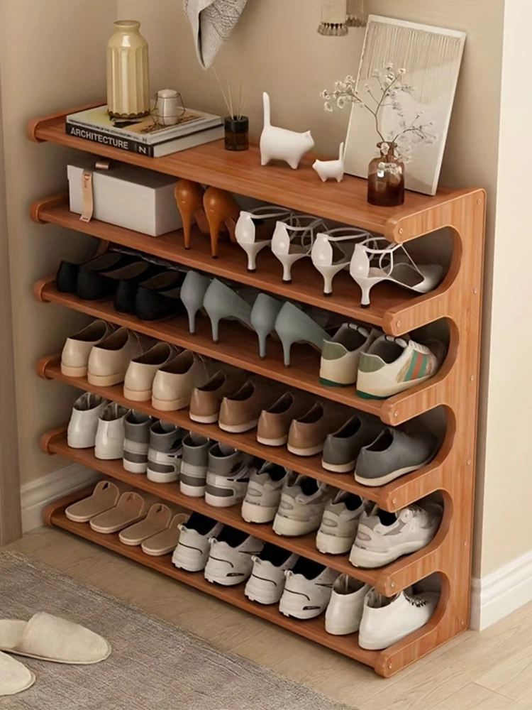 Wooden Shoe Rack Shoes Storage Organizer 6 Layer Shoes Display Shelf Multi-Function Shoes Holder Rack for Entryway
Wooden Shoe Rack Shoes Storage Organizer 6 Layer Shoes Display Shelf Multi-Function Shoes Holder Rack for Entryway