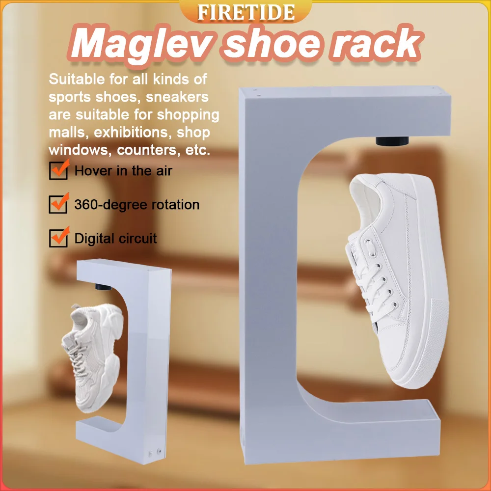 Magnetic Floating Shoe Display Stand Levitation Sneaker Holder With LED Light for Advertising Store Levitating Shoe Display
Magnetic Floating Shoe Display Stand Levitation Sneaker Holder With LED Light for Advertising Store Levitating Shoe Display
