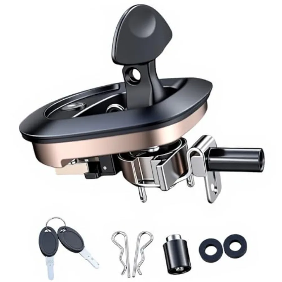 Underbody Truck Tool Box Latch Replacement w/Keys - Compression Latch for Trucks, RV, Trailer, L8816 and L3890RLS Toolboxes, Pa
Underbody Truck Tool Box Latch Replacement w/Keys - Compression Latch for Trucks, RV, Trailer, L8816 and L3890RLS Toolboxes, Pa
