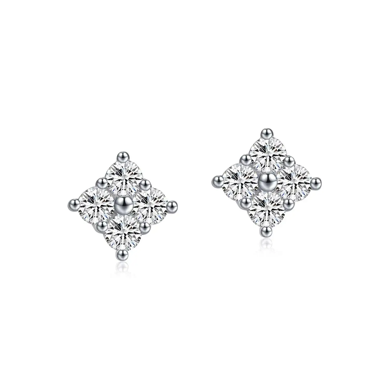Sparkling Silver Earrings 925 Sterling Silver Geometric square Moissanite Stud Earrings for Women Jewelry Gifts
Sparkling Silver Earrings 925 Sterling Silver Geometric square Moissanite Stud Earrings for Women Jewelry Gifts