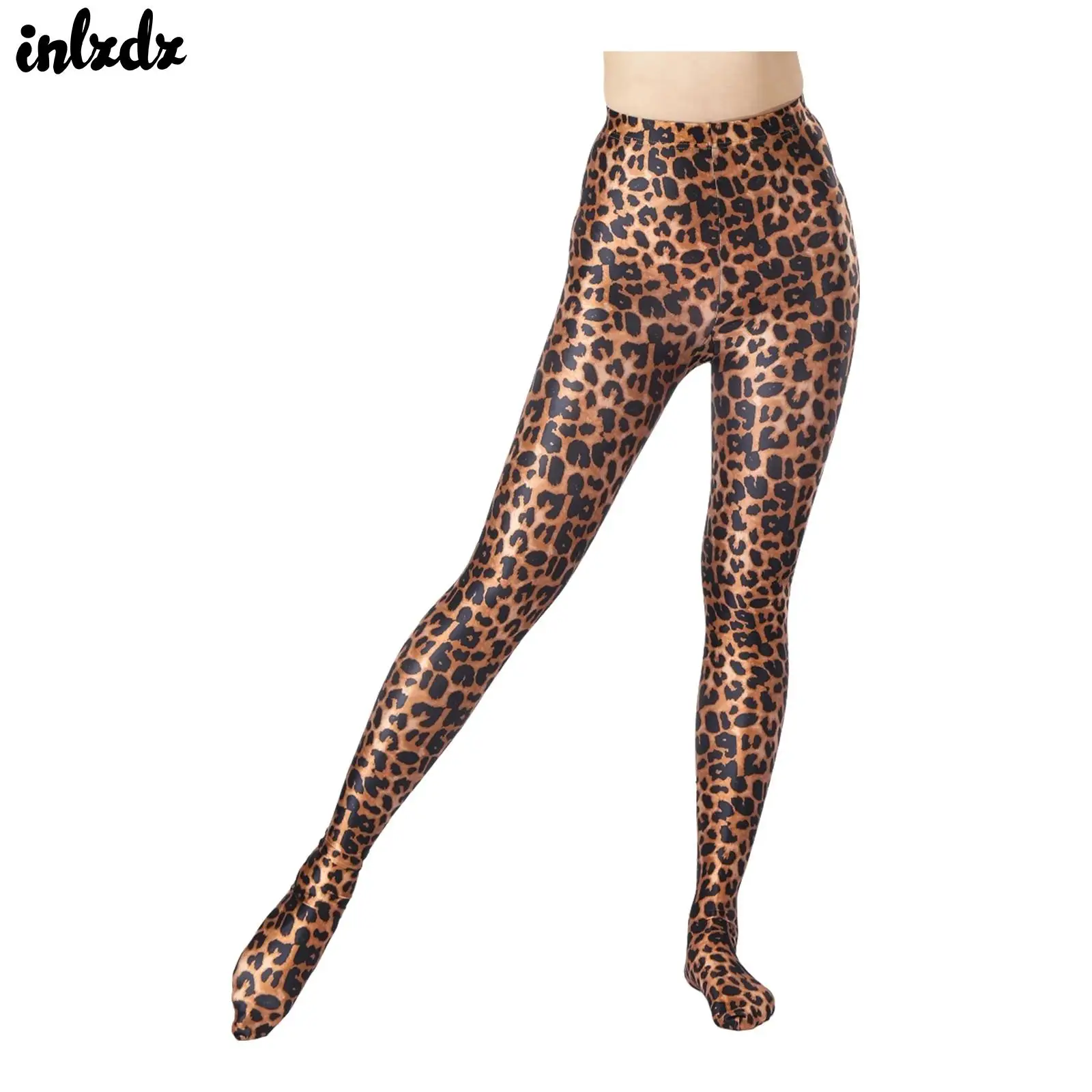 Womens Mens Leopard Printed Tights Pants Glossy Pantyhose Tummy Seams Slim Fit Footed Leggings Sport Trousers Yoga Gym Fitness
Womens Mens Leopard Printed Tights Pants Glossy Pantyhose Tummy Seams Slim Fit Footed Leggings Sport Trousers Yoga Gym Fitness