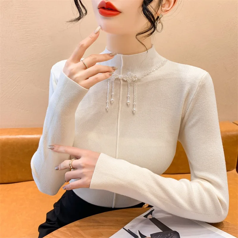 Женская трикотажная кофта с длинным рукавом и высоким воротником, на пуговицах, зимняя, базовый слой, приталенная, однотонная, модная
Женская трикотажная кофта с длинным рукавом и высоким воротником, на пуговицах, зимняя, базовый слой, приталенная, однотонная, модная