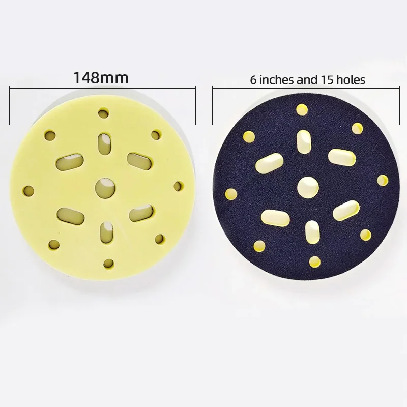 4 PCS Multiple Holes 6 Inch Short Hook Thickened Buffer Pad Sandpaper Grinding Sponge Cushion Pallets And Tray Adhesive Pads
4 PCS Multiple Holes 6 Inch Short Hook Thickened Buffer Pad Sandpaper Grinding Sponge Cushion Pallets And Tray Adhesive Pads