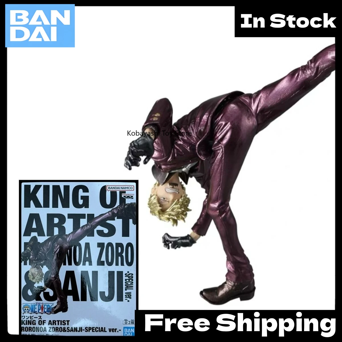 In Stock Authentic Japanese Version Banpresto One Piece KOA Wano Country Sanji Battle Kick Prize Figure Collectible
In Stock Authentic Japanese Version Banpresto One Piece KOA Wano Country Sanji Battle Kick Prize Figure Collectible