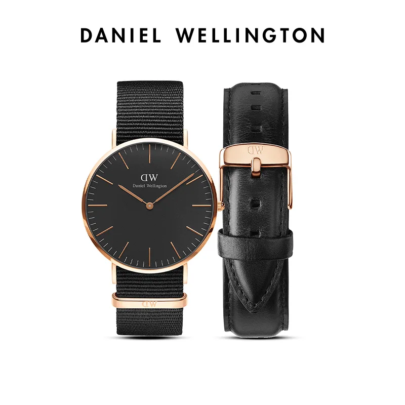 Daniel Wellington Classic 40mm Watch with Extra Leather Strap Set 2Pcs Cornwall Black NATO Band Sheffield Genuine Leather Gift
Daniel Wellington Classic 40mm Watch with Extra Leather Strap Set 2Pcs Cornwall Black NATO Band Sheffield Genuine Leather Gift