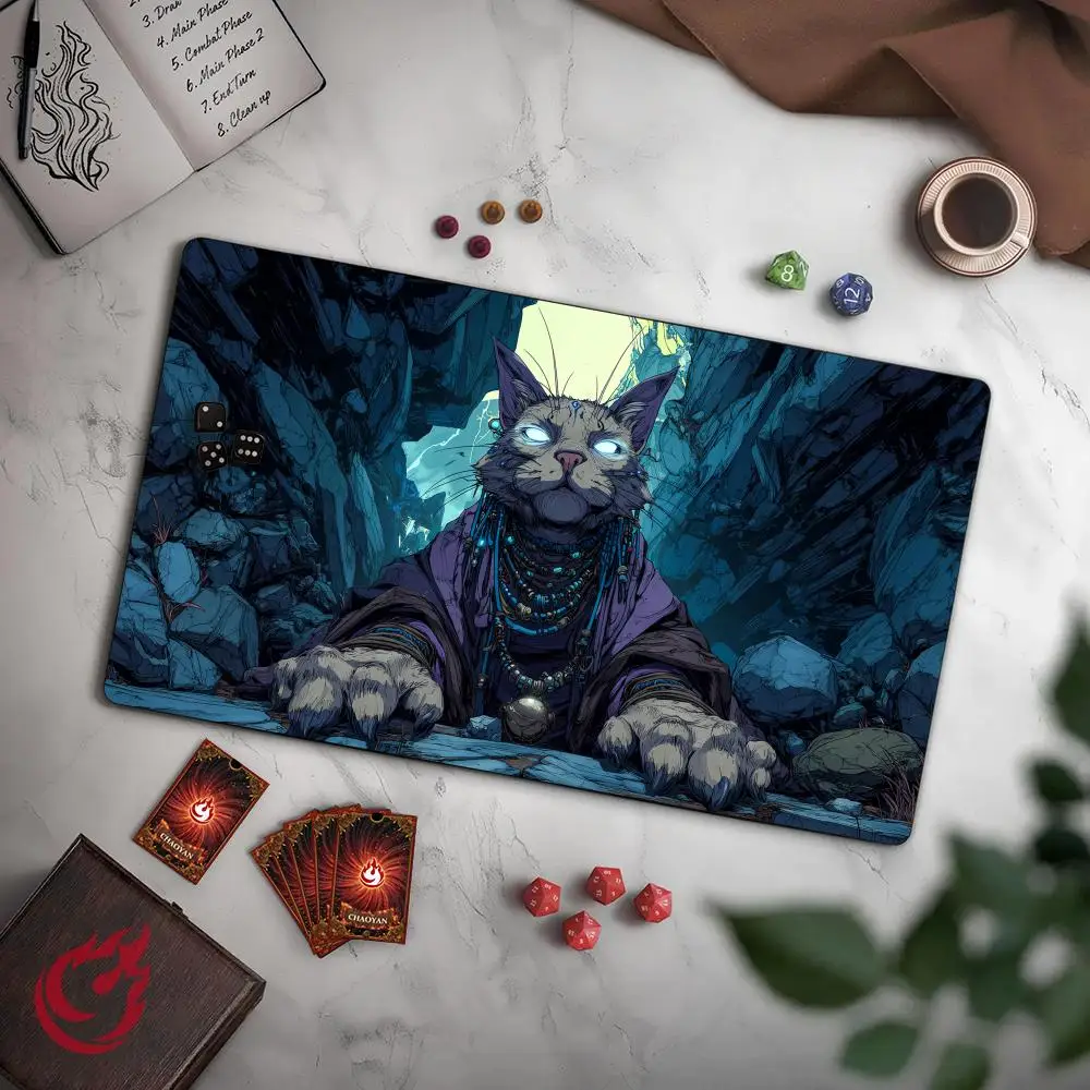 Gorgeous Cat Wizard MTG Playmat Magic Card Mat with Stitched Edge Non-Slip Durable Tabletop playmat Board Game Mat for TCG
Gorgeous Cat Wizard MTG Playmat Magic Card Mat with Stitched Edge Non-Slip Durable Tabletop playmat Board Game Mat for TCG