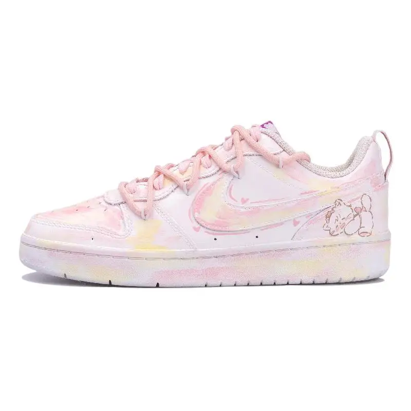 【Customize】Nike Court Borough Skateboarding Shoes Women's Sneakers shoes DQ5979-100
【Customize】Nike Court Borough Skateboarding Shoes Women's Sneakers shoes DQ5979-100