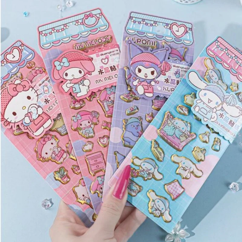 12 шт./лот Sanrio Kuromi Melody Cinnamoroll наклейки милый котенок Скрапбукинг DIY дневник декоративная наклейка
12 шт./лот Sanrio Kuromi Melody Cinnamoroll наклейки милый котенок Скрапбукинг DIY дневник декоративная наклейка