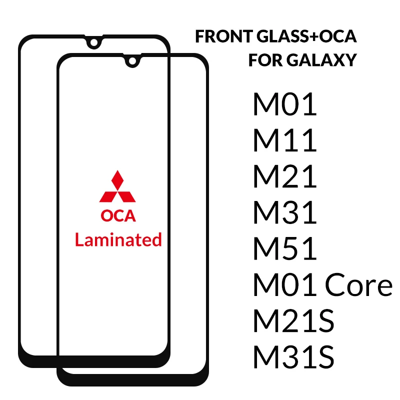 10PCS TOP GLASS For Samsung Galaxy M01 Core M11 M21 M31 M51 M21S M31S LCD Front Touch Screen outer Lens Glass with OCA Glue
10PCS TOP GLASS For Samsung Galaxy M01 Core M11 M21 M31 M51 M21S M31S LCD Front Touch Screen outer Lens Glass with OCA Glue