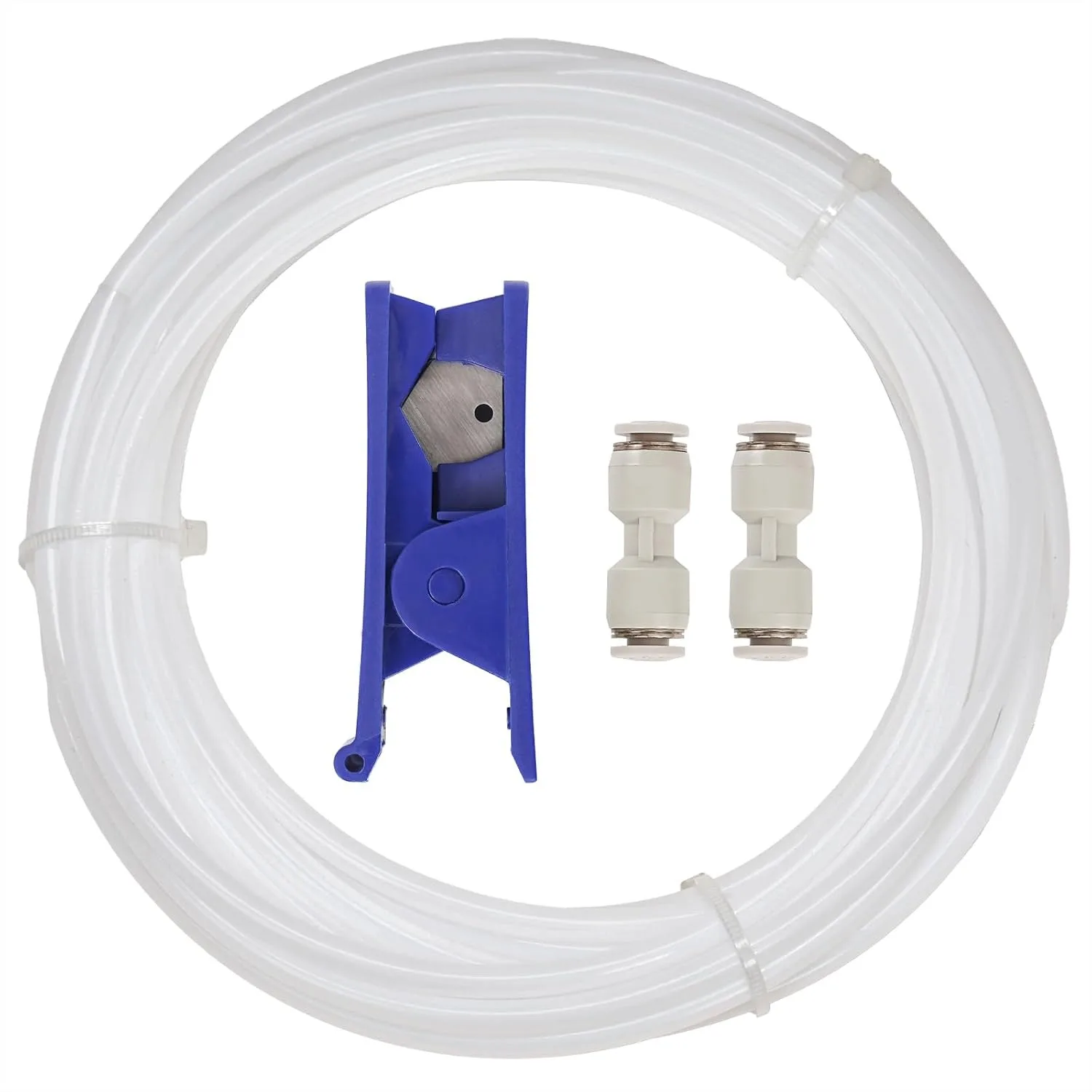 PTFE Tube 2.5mm ID 4mm OD 5M/16.4ft with Couplers & Cutter for Bambu Lab X1/X1C/P1P/P1S/A1/A1 Mini Prusa MMU3 Creality K1
PTFE Tube 2.5mm ID 4mm OD 5M/16.4ft with Couplers & Cutter for Bambu Lab X1/X1C/P1P/P1S/A1/A1 Mini Prusa MMU3 Creality K1