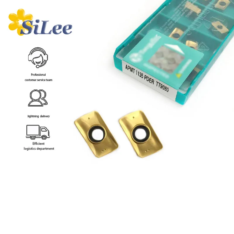 APMT1135PDER TT9080 carbide Milling inserts tool APMT1135 Face Mill Lathe Tools Milling tool CNC APMT1135PDER turning insert
APMT1135PDER TT9080 carbide Milling inserts tool APMT1135 Face Mill Lathe Tools Milling tool CNC APMT1135PDER turning insert