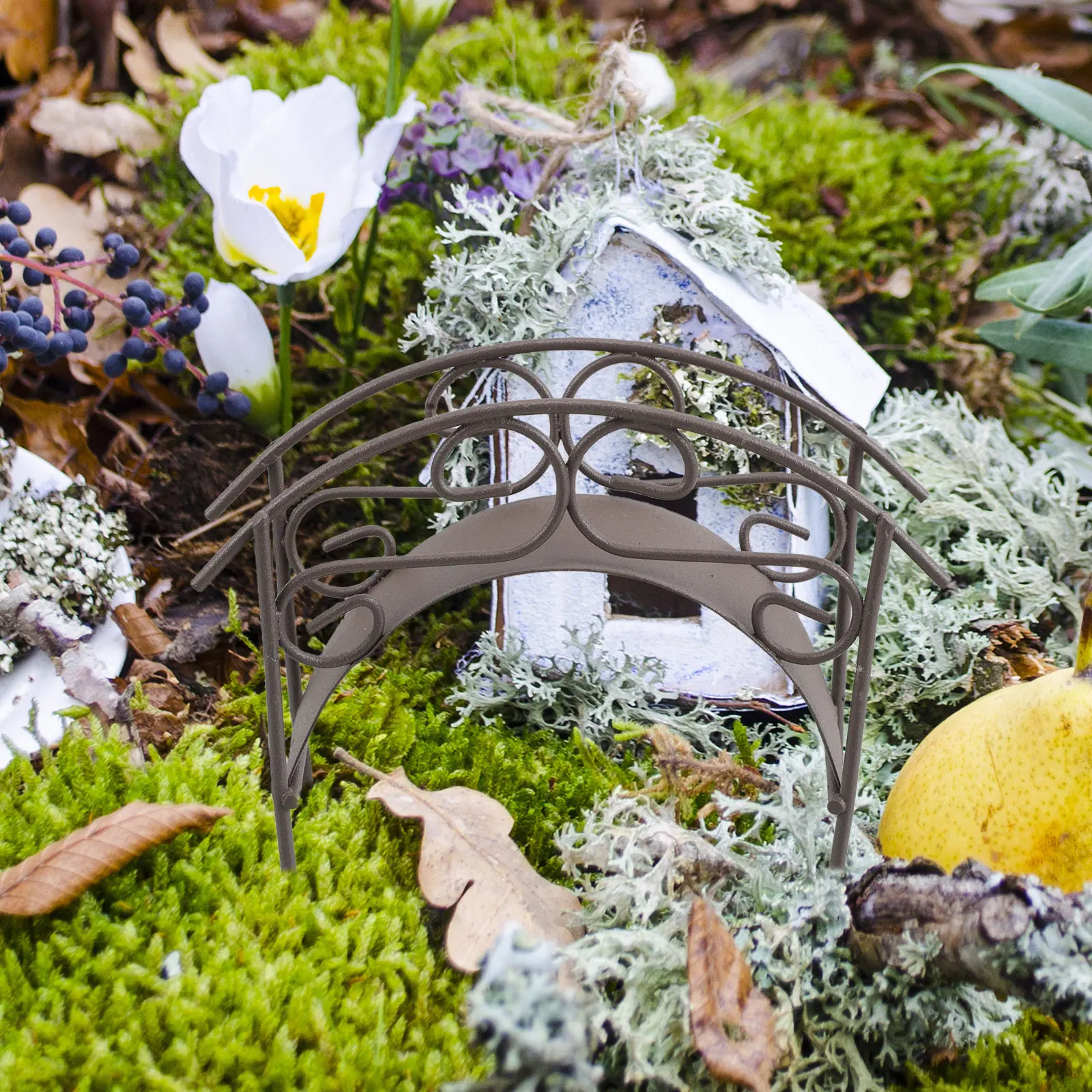 Metal Miniature Arch Bridge for Garden Micro Scene Decoration Bonsai Display Landscape Enhancement Desktop Ornament Courtyard
Metal Miniature Arch Bridge for Garden Micro Scene Decoration Bonsai Display Landscape Enhancement Desktop Ornament Courtyard