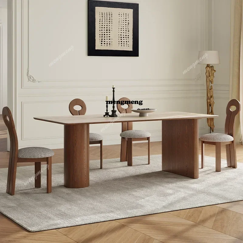 French Vintage Cave Stone Rock Table Walnut Color Antique Rectangular Designer Dining Table Simple Home Furniture Esstisch FYDT
French Vintage Cave Stone Rock Table Walnut Color Antique Rectangular Designer Dining Table Simple Home Furniture Esstisch FYDT