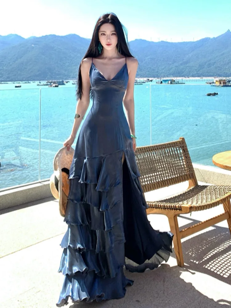 Ele Fi Girl Hem Strapl Вечернее платье Сексуальное бальное платье с высоким разрезом Длинная юбка с разрезом до середины талии Юбка-тортик V Ne
Ele Fi Girl Hem Strapl Вечернее платье Сексуальное бальное платье с высоким разрезом Длинная юбка с разрезом до середины талии Юбка-тортик V Ne