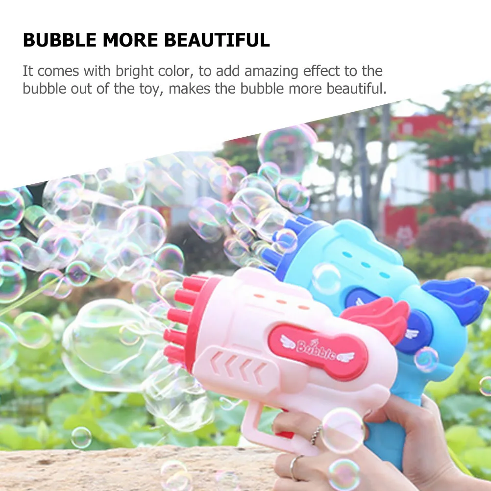 Bubble Machine Toy Electric Bubble Blower Kids H held Glowing Plaything Plastic Bright Color Birthday Gift Party Favor
Bubble Machine Toy Electric Bubble Blower Kids H held Glowing Plaything Plastic Bright Color Birthday Gift Party Favor