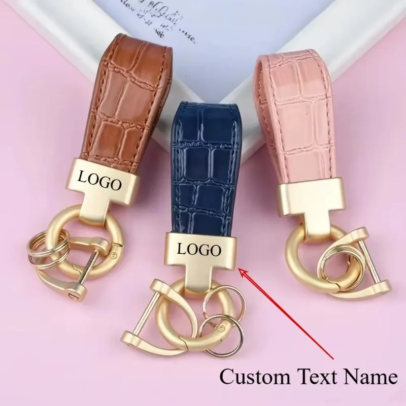 Custom Name Logo Luxury Leather Keychain PU Metal Accessories Backpack Keyring Car Motorcycle Women Girl Key Chain Ring Gift
Custom Name Logo Luxury Leather Keychain PU Metal Accessories Backpack Keyring Car Motorcycle Women Girl Key Chain Ring Gift