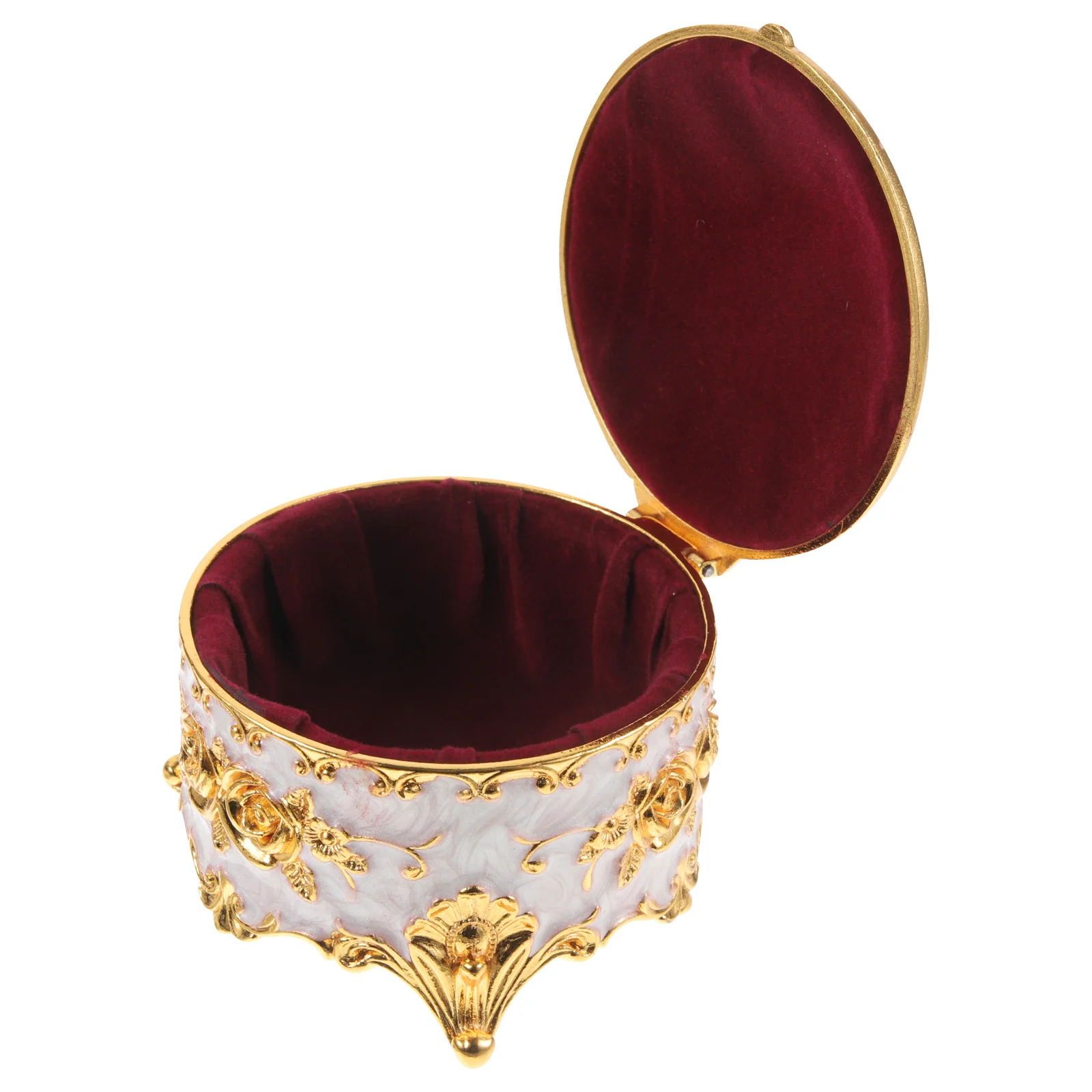 Alloy Jewelry Box Embossed Flower Pattern Desktop Decorative Jewelry Organizer Retro Style Trinket Storage Box
Alloy Jewelry Box Embossed Flower Pattern Desktop Decorative Jewelry Organizer Retro Style Trinket Storage Box