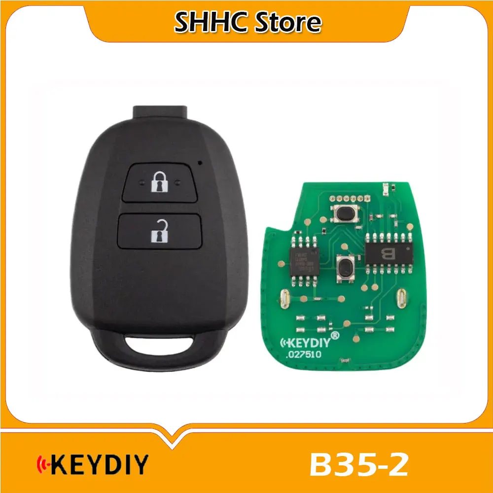 KEYDIY KD B35-2 Universal Car Remote Key B Series 2 Buttons for Toyota Type Remote Car Key for KD900/KD-MAX/KD-X2 MINI KD Max
KEYDIY KD B35-2 Universal Car Remote Key B Series 2 Buttons for Toyota Type Remote Car Key for KD900/KD-MAX/KD-X2 MINI KD Max
