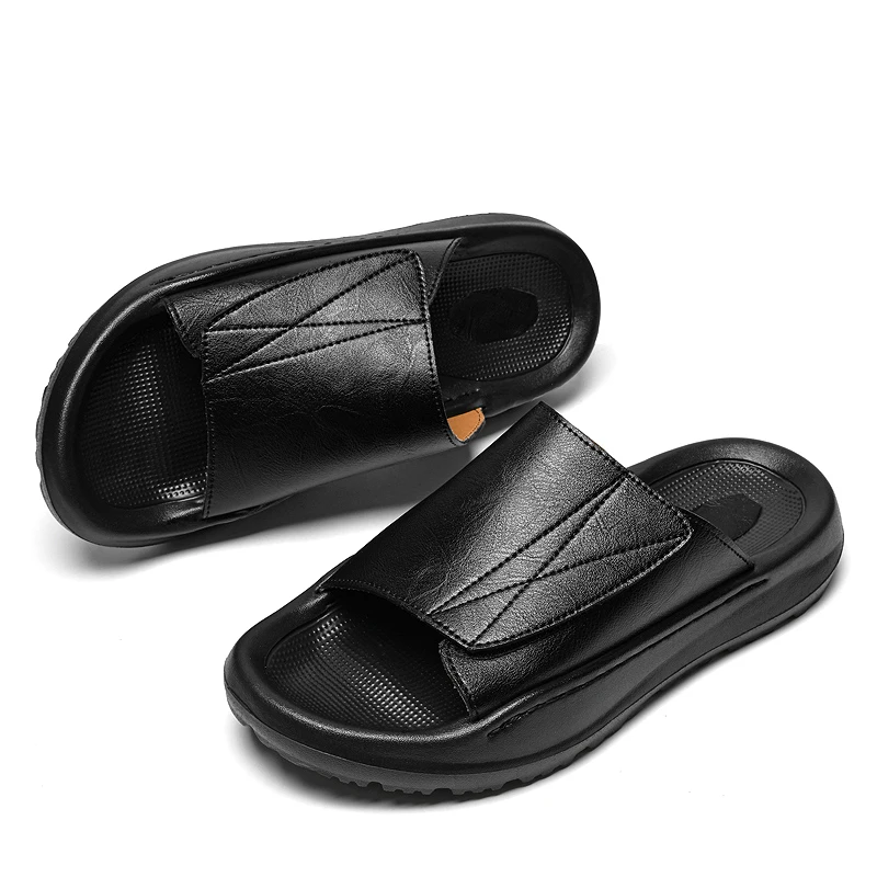 Men's Casual Leather Slippers Adjustable Non-Slip Summer Beach Sandals Suitable for Outdoor Leisure Sports Breathable
Men's Casual Leather Slippers Adjustable Non-Slip Summer Beach Sandals Suitable for Outdoor Leisure Sports Breathable