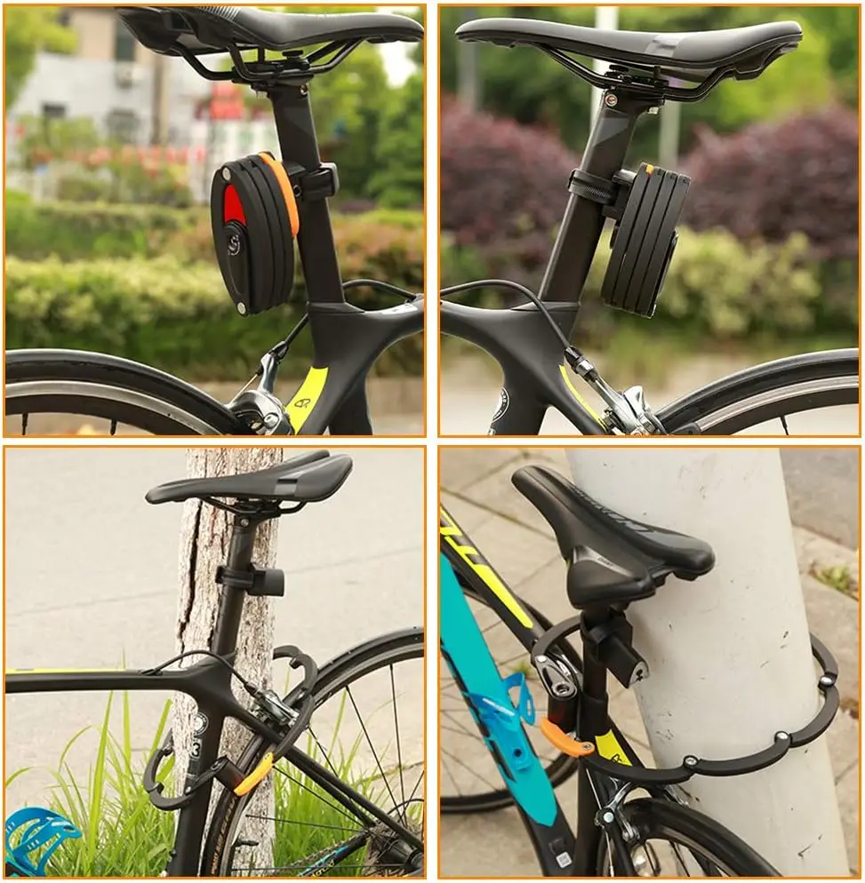 STLF Heavy Duty Steel Foldable Bike Chain Lock Unfolding Anti-Theft Bicycle Lock 3 Keys for Mountain Road City Bikes Scooters
STLF Heavy Duty Steel Foldable Bike Chain Lock Unfolding Anti-Theft Bicycle Lock 3 Keys for Mountain Road City Bikes Scooters
