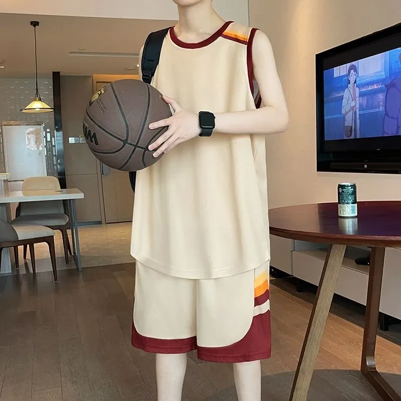 Men's Quick Dry Basketball Jersey Set Sleeveless Top and Shorts
Men's Quick Dry Basketball Jersey Set Sleeveless Top and Shorts