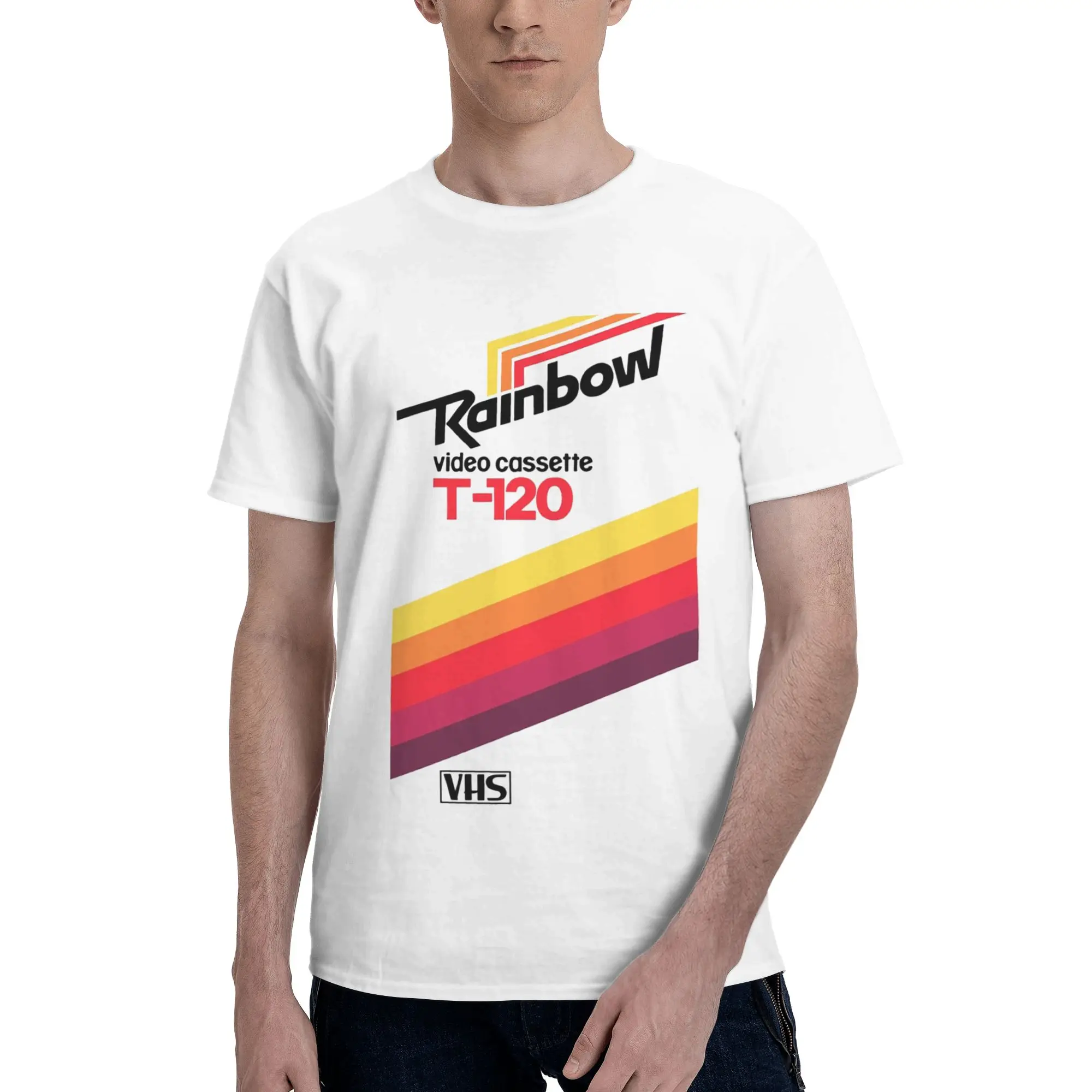 Retro VHS tape vaporwave aesthetic 100% Cotton T-Shirt Men'sClassic T Shirts Men Crew Neck Short Sleeve S-6XL
Retro VHS tape vaporwave aesthetic 100% Cotton T-Shirt Men'sClassic T Shirts Men Crew Neck Short Sleeve S-6XL