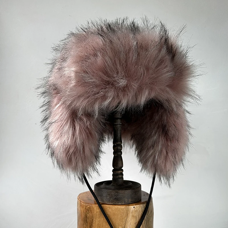 Winter Warm Faux Fur Bomber Hats for Women Northeast Outdoor Thickened Cold Ear Protection Caps Imitation Fox Pilot Hat Female
Winter Warm Faux Fur Bomber Hats for Women Northeast Outdoor Thickened Cold Ear Protection Caps Imitation Fox Pilot Hat Female
