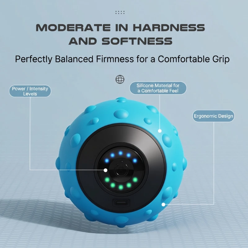 Electric Vibrating Massage Ball Multi-function 5 Speed Deep Tissue Massager for Myofascial Release Sport Vibrating Massage Ball
Electric Vibrating Massage Ball Multi-function 5 Speed Deep Tissue Massager for Myofascial Release Sport Vibrating Massage Ball