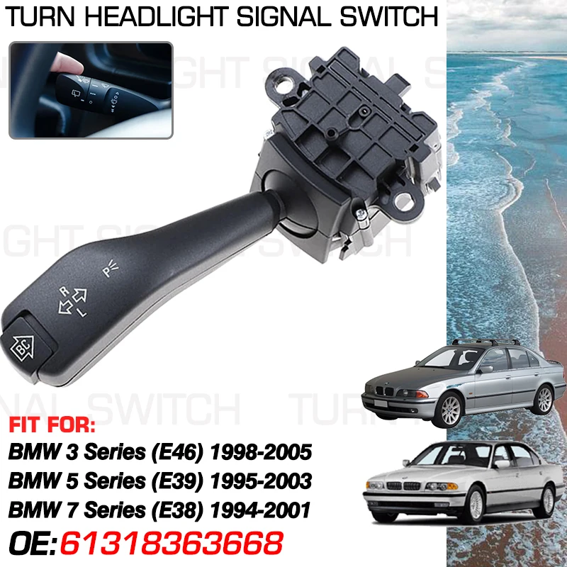 For BMW 3 Series E46 1998-2005 BMW 5 Series E39 1995-2003 BMW 7 Series E38 1994-2001 Turn Signal Headlight Switch 61318363668
For BMW 3 Series E46 1998-2005 BMW 5 Series E39 1995-2003 BMW 7 Series E38 1994-2001 Turn Signal Headlight Switch 61318363668