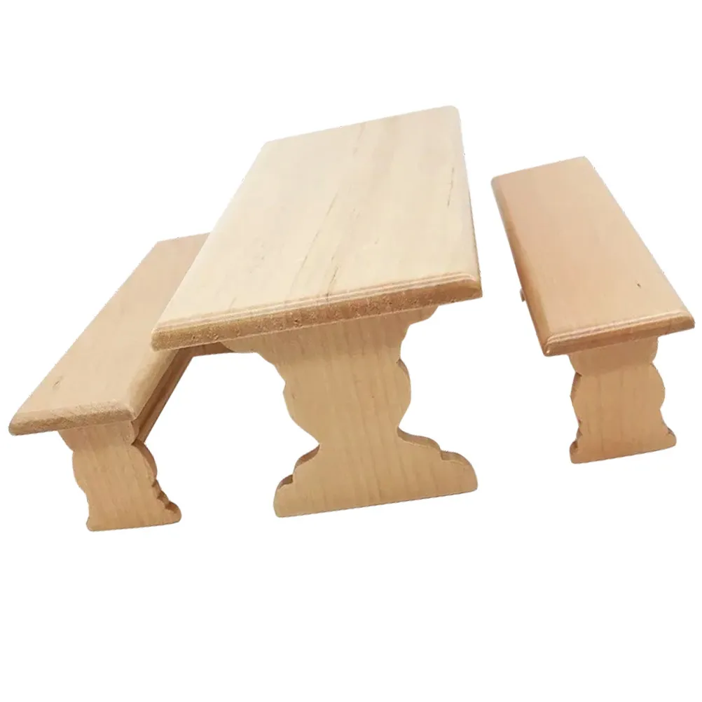 1Set Miniature House Furniture Wooden Table Bench Smooth Surface Tiny Furniture Decor Photo Props DIY Manual Supplies
1Set Miniature House Furniture Wooden Table Bench Smooth Surface Tiny Furniture Decor Photo Props DIY Manual Supplies