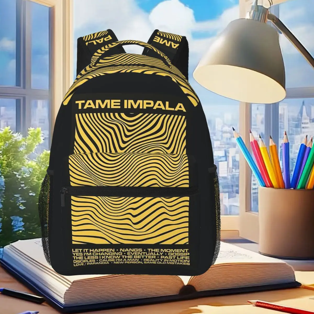 Rock Band Tame Impala Merch Backpack Student Boys Girls BookBag Kids School Bag Laptop Shoulder Bags for Men Women
Rock Band Tame Impala Merch Backpack Student Boys Girls BookBag Kids School Bag Laptop Shoulder Bags for Men Women