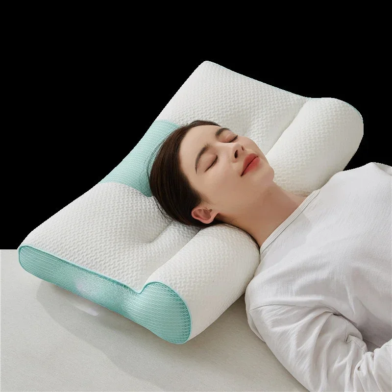 1pcs 4D Orthopedic Reverse Traction Pillow, Protects Cervical Spine Helps Sleep Single Neck Pillow Core Machine Washable 48X74cm
1pcs 4D Orthopedic Reverse Traction Pillow, Protects Cervical Spine Helps Sleep Single Neck Pillow Core Machine Washable 48X74cm