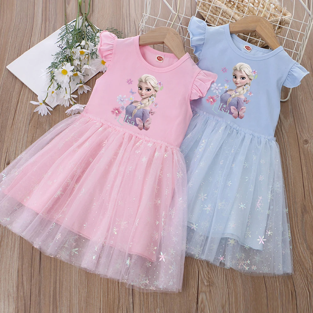 Kids Dresses for Girls Summer Short Sleeve Disney Frozen Elsa Birthday Party Sequins Costume Princess Dress Kids Daily Clothes
Kids Dresses for Girls Summer Short Sleeve Disney Frozen Elsa Birthday Party Sequins Costume Princess Dress Kids Daily Clothes