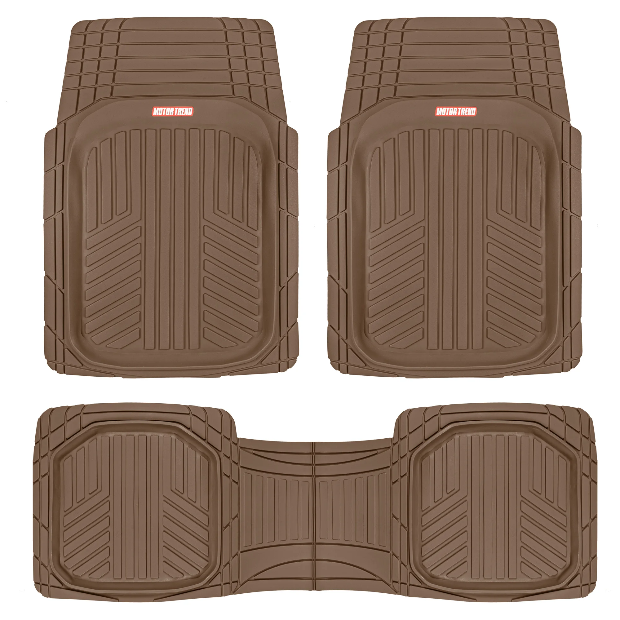 Deep Dish Rubber Floor Mats for Car SUV TRUCK Van, All-Climate All Weather Performance Plus Heavy Duty Liners Odorless
Deep Dish Rubber Floor Mats for Car SUV TRUCK Van, All-Climate All Weather Performance Plus Heavy Duty Liners Odorless
