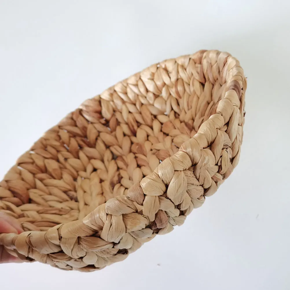 Round Woven Storage Basket Natural Straw Picnic Bread Container Decorative Tray Material Home Kitchen Bedroom Office
Round Woven Storage Basket Natural Straw Picnic Bread Container Decorative Tray Material Home Kitchen Bedroom Office