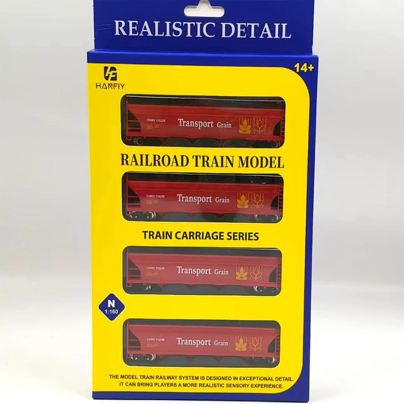 HF 1:160 Scale Railroad Train Carriage Series Simulation Car Alloy Model Static Display Collectible Gift Souvenir Decoration
HF 1:160 Scale Railroad Train Carriage Series Simulation Car Alloy Model Static Display Collectible Gift Souvenir Decoration