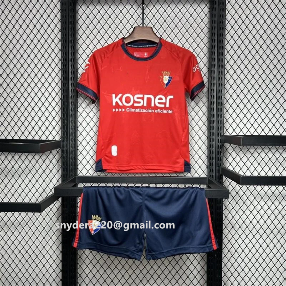2024/25 детский Osasuna домашний красный комплект быстросохнущая одежда тренировочные рубашки CF
2024/25 детский Osasuna домашний красный комплект быстросохнущая одежда тренировочные рубашки CF