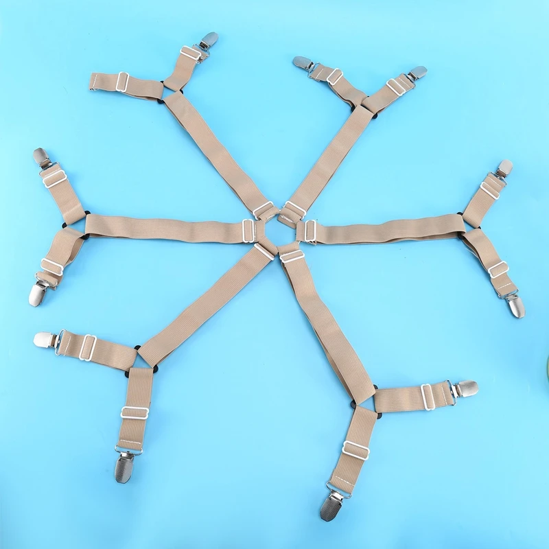 ABWP-2X Bed Sheet Holder Straps Adjustable Elastic Band Fitted Bed Sheet Holder Fasteners Suspenders Clip
ABWP-2X Bed Sheet Holder Straps Adjustable Elastic Band Fitted Bed Sheet Holder Fasteners Suspenders Clip