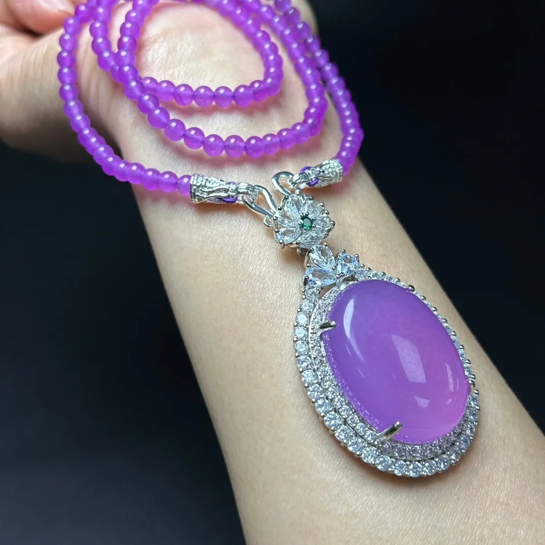 AAA Real Natural Ice purple Jade Jadeite amulet Pendant&Necklaces jewelry
AAA Real Natural Ice purple Jade Jadeite amulet Pendant&Necklaces jewelry