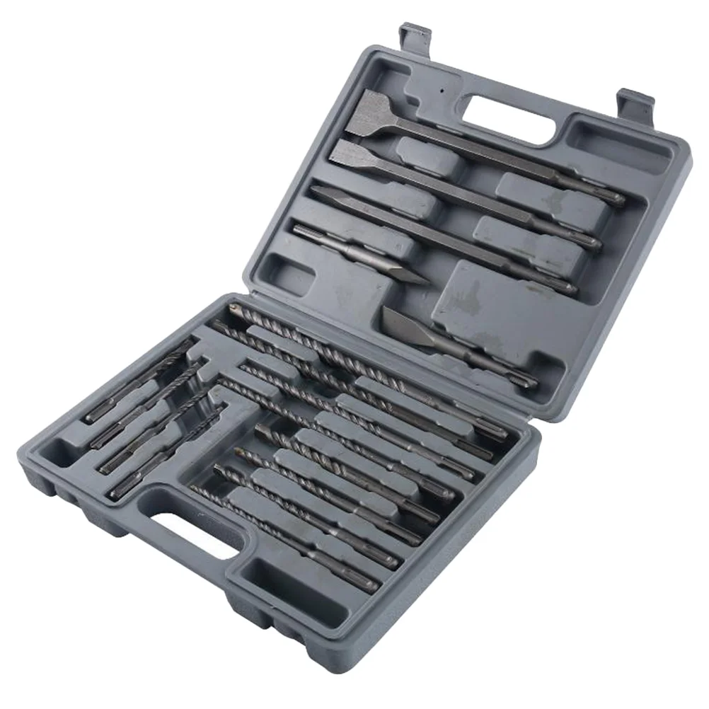 Hammer Drill Chisel Rotary Tool Kit Flat Set Electric Wide Bit Alloy Steel Pointed of Different Specifications
Hammer Drill Chisel Rotary Tool Kit Flat Set Electric Wide Bit Alloy Steel Pointed of Different Specifications