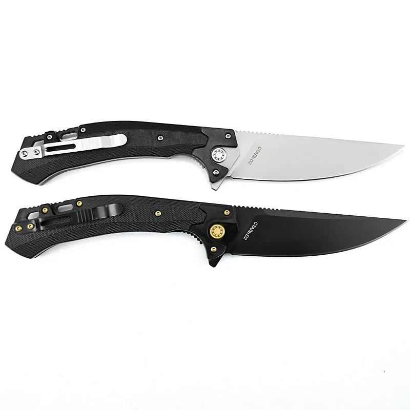 H347 Pocket Outdoor Camping Survival Blade D2 Folding Knife Carry Convenient Knives Tactics Utility Fruit Self-defense EDC Tools
H347 Pocket Outdoor Camping Survival Blade D2 Folding Knife Carry Convenient Knives Tactics Utility Fruit Self-defense EDC Tools