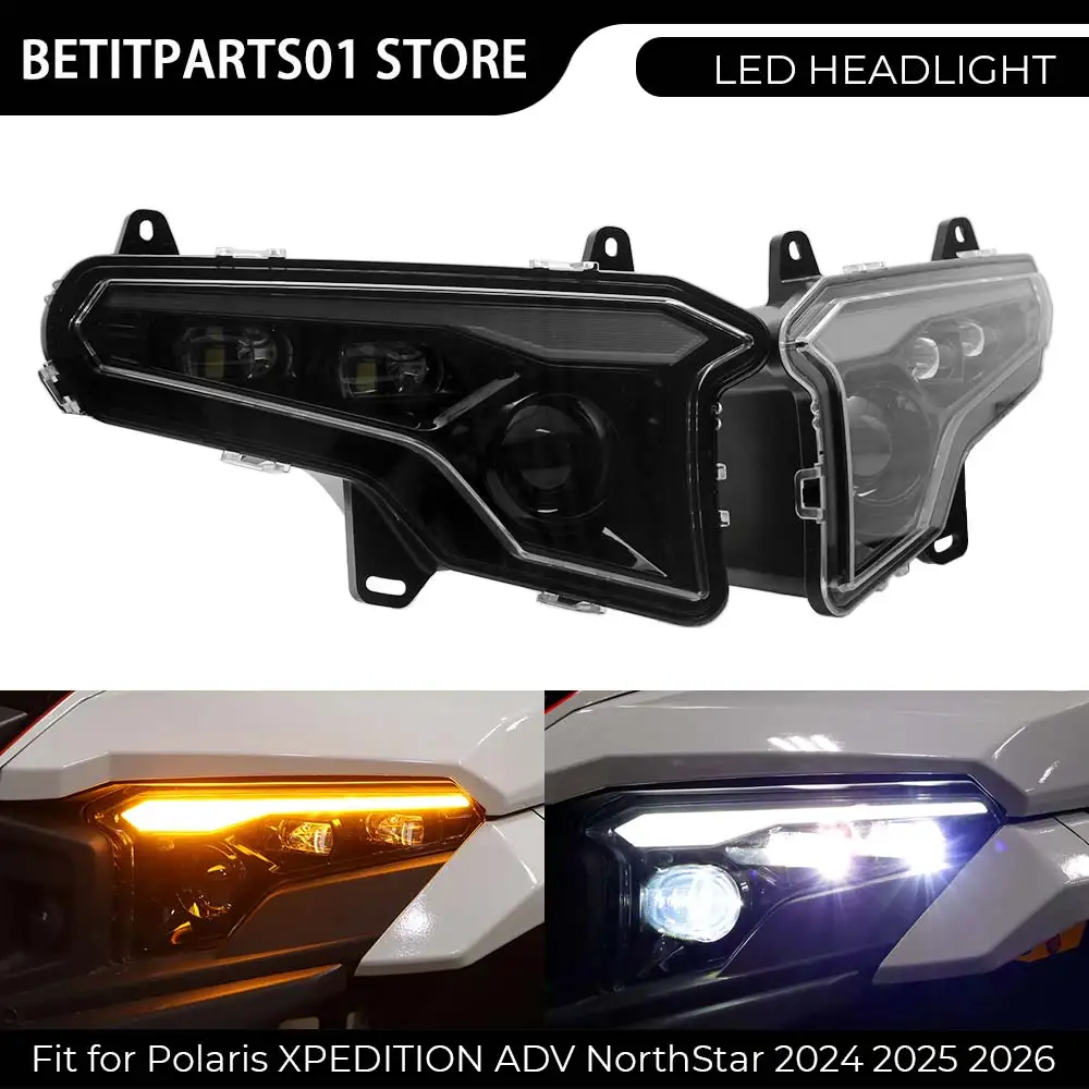 LED Front Headlight 1 Pair UTV Accessories Fit For Polaris XPEDITION XP 5 Ultimate 2024 XPEDITION XP Ultimate #2416620 & 2416621
LED Front Headlight 1 Pair UTV Accessories Fit For Polaris XPEDITION XP 5 Ultimate 2024 XPEDITION XP Ultimate #2416620 & 2416621