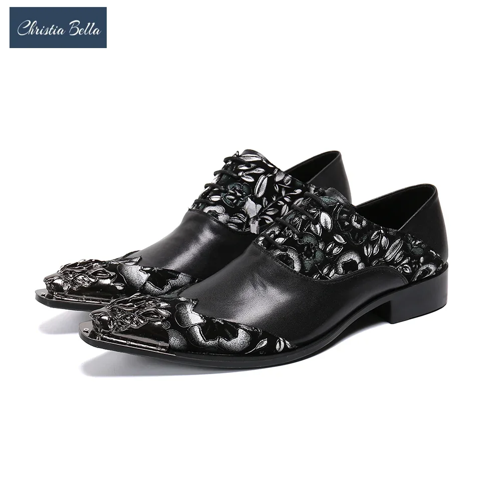 British Style Pattern Black Metal Pointed Toe Men Oxfords Shoes Business Office Real Leather Formal Shoes Party Prom Dress Shoes
British Style Pattern Black Metal Pointed Toe Men Oxfords Shoes Business Office Real Leather Formal Shoes Party Prom Dress Shoes