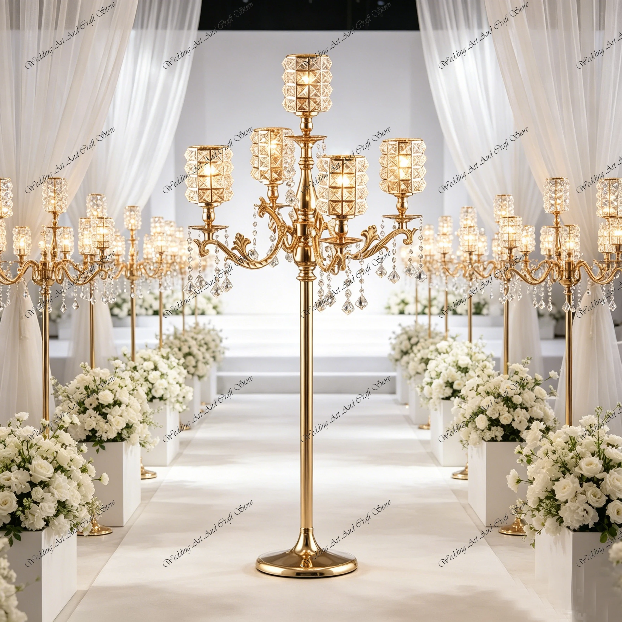 8pcs f30 100-135cm 5 Arm Wedding Gold/Silver Crystal Candelabra Candlesticks Candle Holders for Wedding Table Decoration ivy1123
8pcs f30 100-135cm 5 Arm Wedding Gold/Silver Crystal Candelabra Candlesticks Candle Holders for Wedding Table Decoration ivy1123