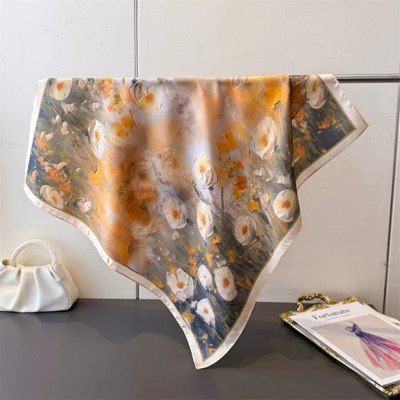 Korean Artistic Faux Silk Printed Square Scarf Fashion Shawl & Neck Tie Elegant Headscarf Women Hijabs 2pc/lot
Korean Artistic Faux Silk Printed Square Scarf Fashion Shawl & Neck Tie Elegant Headscarf Women Hijabs 2pc/lot