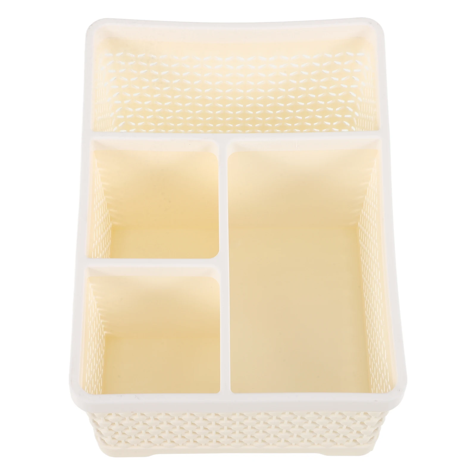 4 Compartments Organizer Clear Plastic Beige Bathroom Countertop Bedside Storage Makeup Brush Holder Desk Skincare
4 Compartments Organizer Clear Plastic Beige Bathroom Countertop Bedside Storage Makeup Brush Holder Desk Skincare