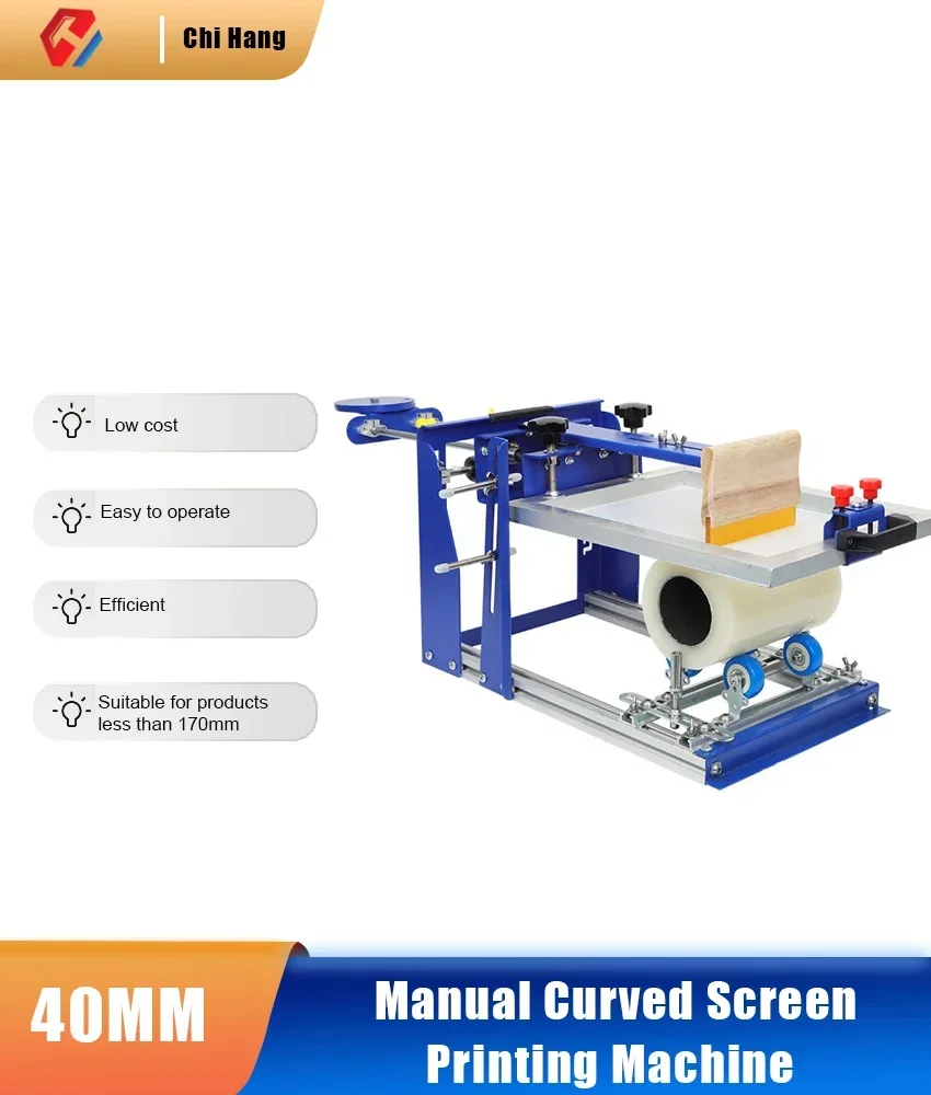 New Manual Curved Screen Printing Machine Conical Cylindrical Spiral Bottle Cosmetic Bottle Thermos Curved Screen Printing Equip
New Manual Curved Screen Printing Machine Conical Cylindrical Spiral Bottle Cosmetic Bottle Thermos Curved Screen Printing Equip