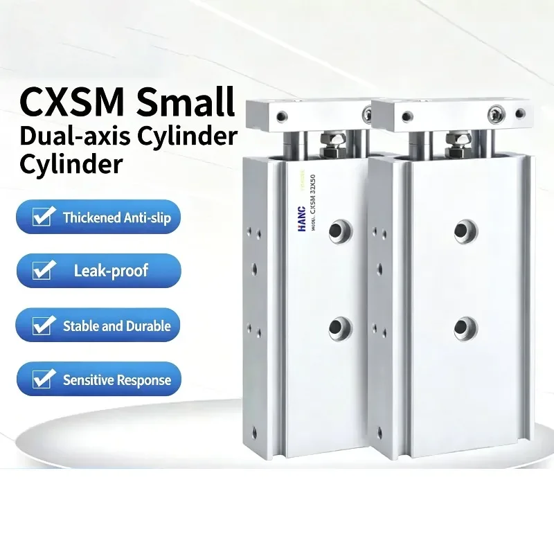 SMC Type Dual-Axis Dual-Rod Cylinder CXSM6-10/15-20/25/32-30/40/50/60/75/100/CXSL6
SMC Type Dual-Axis Dual-Rod Cylinder CXSM6-10/15-20/25/32-30/40/50/60/75/100/CXSL6