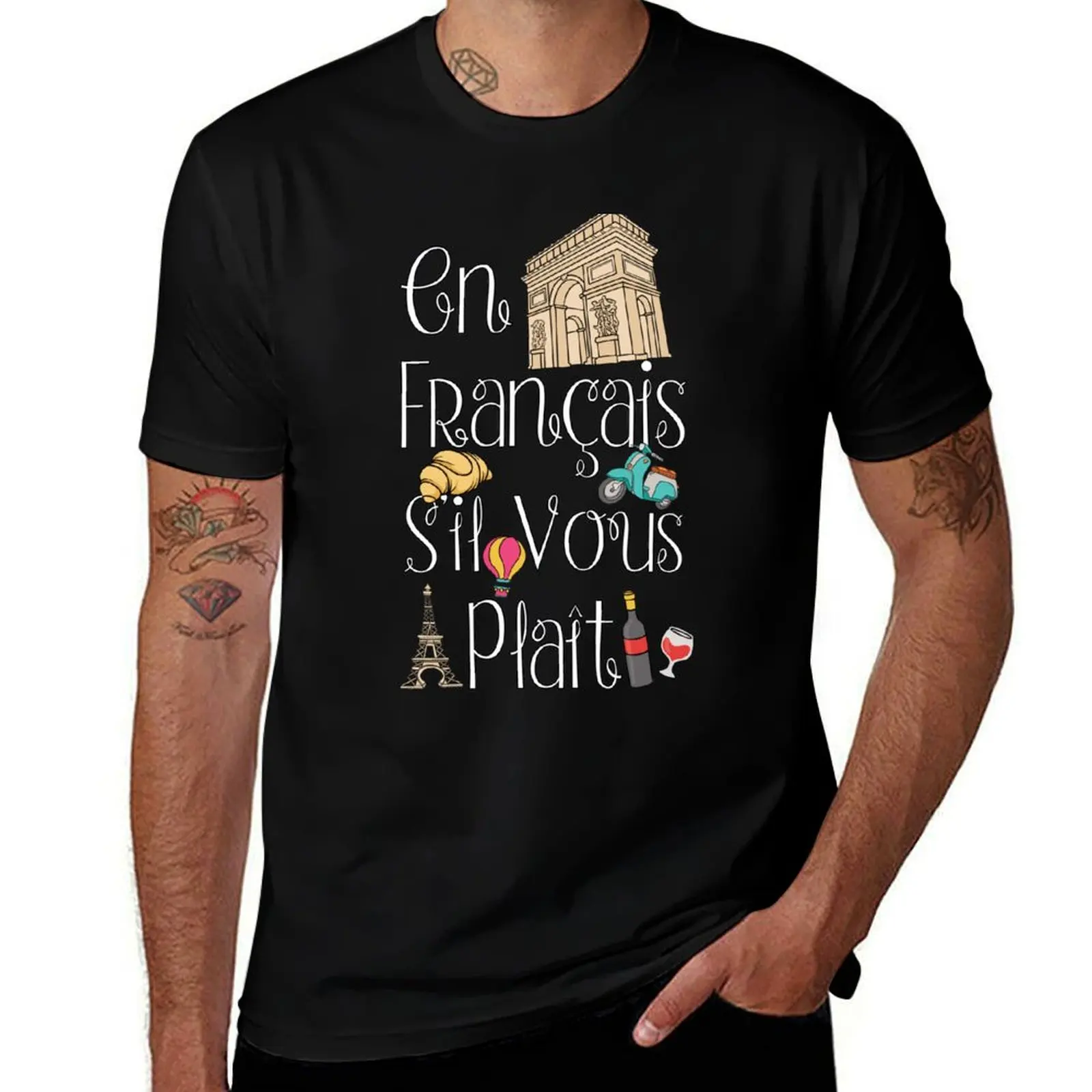 En Franais S'il Vous Plait T-Shirt t shirts for man cotton t shirts for man cotton soft funny t shirts dark humor T-Shirt
En Franais S'il Vous Plait T-Shirt t shirts for man cotton t shirts for man cotton soft funny t shirts dark humor T-Shirt